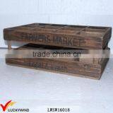 Reclaimed Fir Vintage Storage 12 Bottle Wooden Wine Box