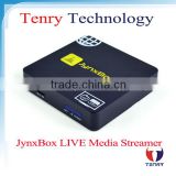 JYNXBOX Junxbox LIVE Media streamer IPTV box America channels