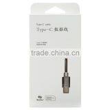 BENKS 2.1A Speed Tansfer Type-c Cable 1m Metal Nylon Weave Cable for Type-c Device thumbnail-6