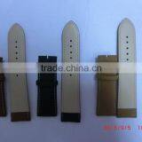 Durable Leather Deployment Watch Band Strap Buckle Bracelet Watch Bands thumbnail-3