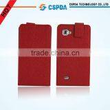 Red Color Folio Leather Case Cover for LG P880 Optimus 4X HD Cell Phone