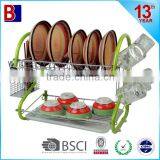 2013 latest chromeplate+spray powder dish rack