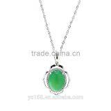 Yiwu Factory Jewelry Pendant Necklaces Type Jade Jewelry Emerald Beads Necklace