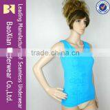 Ladies Hot Seamless Tank Top With Jacquard