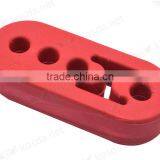 Exhaust Rubber Hanger Bracket Bushing Support Universal 4 Hole Exhaust Rubber Mount Mounting Hanger thumbnail-4