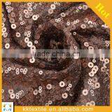 New fashion design high quality 100%polyester sequin fabric embroidered for garments