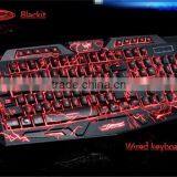 2015 Best Selling on Amazon Wired Back Lighting Keyboard for Computer thumbnail-4