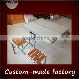 4 person outdoor folding table and stool / handing folding table and stool