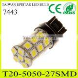 Led Motorcycle T20/7440/7443 5050 Smd Led Light Bulb for Toyota Camry