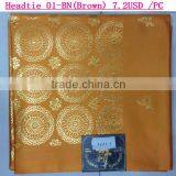 Silver African Headtie for Women Gele thumbnail-4