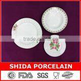 Newest Decal 18pcs Round Dinner Set