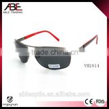 2016 new style men classic uv400 black lens polarized fashion style glasses metal sunglasses promotional eyewear China