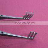 OR Grade Beckman Weitlaner Retractors With Hinged Blades Blunt 8.5" 3X4 Teeth