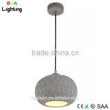 Concrete 12 volt pendant lights suspension lamp for dinning room