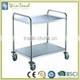 Fast Food Warmer Trolley for Hotel, 2 Tier Hospital Food Trolleys thumbnail-3