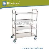 Stainless Steel 4-Tier Hotel Service Trolley thumbnail-1