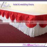 Red European Style Wedding Backdrop Swags for Rectangle Table 92cm W* 184cm L thumbnail-1
