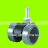 Threaded Stem Furniture Universal Caster Wheel With Nylon+PVC(FC2411) thumbnail-1