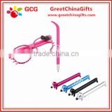 Glass shaped logo promotional click ball point pen
