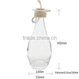 250ml Empty Cork Stoppers Perfume Glass Bottles,Airtight Cork Lid Drift Glass Bottles thumbnail-1