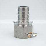 Female Stainless Steel 3/4" FPT X 3/4" Hose Barb,Homebrew Hardware, Pump Fitting for Beer Brewing Free Shipping Use This Fit