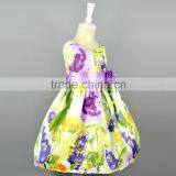 Wholesale Latest Modern Baby Girls Dresses Cute Western Children Kid Dress Royal Blue Sleeveless Tutu Summer Party Wear 2016 thumbnail-4