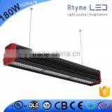 UL DLC IP65 180w Warehouse Linear Led Industrial High Bay Lighting Fixture