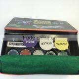 China Factory 200pcs Poker Chips for Poker Chip Set Cheap Poker Chips Set in Tin Case thumbnail-6