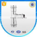 Three Way Stainless Steel Pipe Fitting thumbnail-1