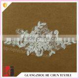 HC-2679-1 Hechun New Design Hook Line Beaded Lace Applique for Dress thumbnail-2