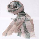 Cshmere Classic Fashion Shawl Checked Design Polar Fleece Scarf thumbnail-2