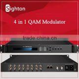 Catv Broadcasting Equipment Qam Modulator Dvb-s2 rf Output