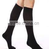 Microfiber Black Compression Knee High Socks
