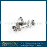 BNC Adapter BNC Jack to 2 BNC Plug "T" Type Connector Solar Panel Adapter thumbnail-1