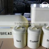 color coating metal bread box and canister
