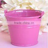 Fuchsia High Quality Mini Tin Pail Favors thumbnail-1