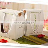 Creative Starbuck Lovely Cartoon Pig and Smile Face China Bone Ceramic Lovers Coffee Mug With Hat Lid Handle thumbnail-3