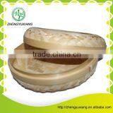 Hot Sale Mini Round Modern Bamboo Tea Sundries Basket With Cane thumbnail-4