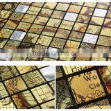 Eco-friendky and Recyclable Aluminium Metal Mosaic Tile for