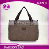 China Supplier Simple Men Daily Use Travel Bag Washed Canvas Male Handbags thumbnail-2