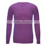 Multifunctional Alpaca Sweater Men 100% Cashmere Sweater With Low Price thumbnail-2
