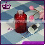 Essential Oil Red Glass Dropper Bottle 1oz thumbnail-1