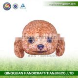QQ Pet Factory Wholesale Decorative Pillows Cute Teddy Dog Face Throw Pillow