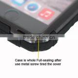Wholesale Gold Anti Shock Dustproof Case for IPhone 6 6S Hybrid Metallic TPU Waterproof Casing thumbnail-4