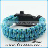 Mix Color Military Color Bracelet 3 Color Paracord Bracelet With Logo thumbnail-4