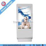 Smart Free Stand White HD 55 Inch TFT Lcd Media Advertising Display thumbnail-1