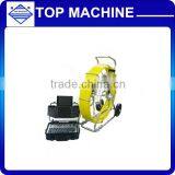 120m sewer drain pan tilt inspection camera with HD dvr control box ,pipe inspection camera