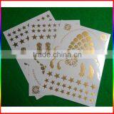 Metallic Gold Necklace Tattoo, Temporary Tattoo Stickers thumbnail-3