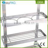 ESYLIFE Stainless Steel Hanging Kitchen Spice Rack, Silver (3 Tier) thumbnail-5