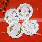 Hand Embroidery Linen Goblet Cover